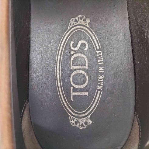 トッズ TOD’S MADE IN ITALY レザーコインローファー メンズ UK:8