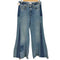 ザラ ZARA TRF WIDE-LEG MID-RISE レディース FR:38-40