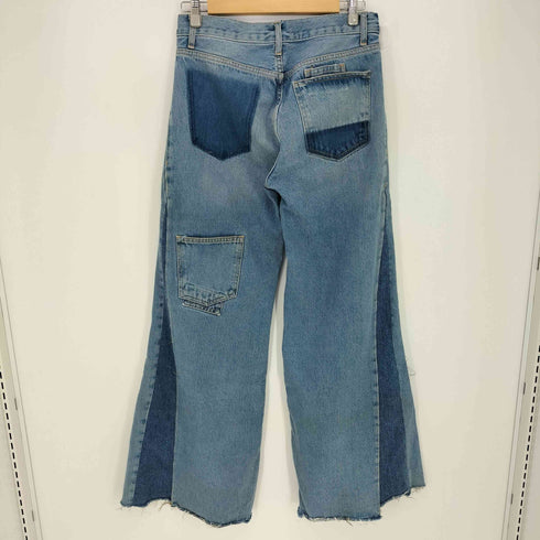 ザラ ZARA TRF WIDE-LEG MID-RISE レディース FR:38-40