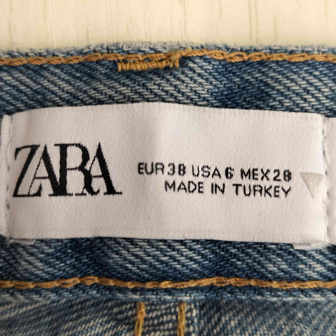 ザラ ZARA TRF WIDE-LEG MID-RISE レディース FR:38-40