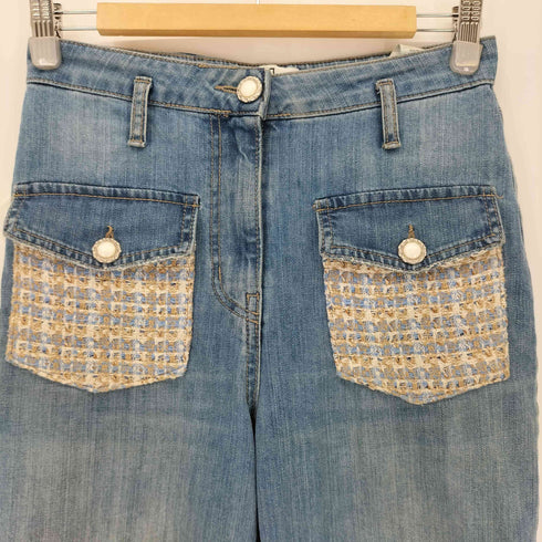 リナシメント rinascimento ツイードポケットデニムパンツ レディース JPN:S