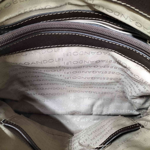 ROBERTAGANDOLFI MADE IN ITALY genuine leather 本革 リアルレザー ワンショルダー トート バック レディース