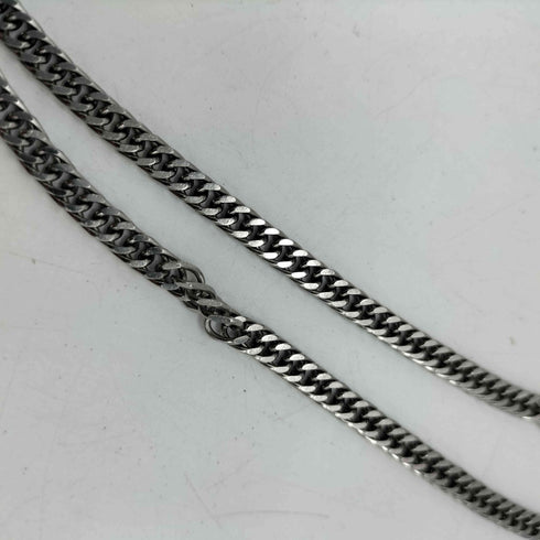 S925 silver 刻印 クロス モチーフ リング トップ シルバー ネックレス Y2K メンズ