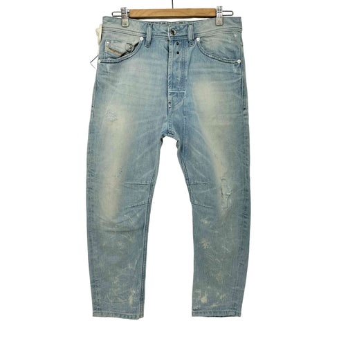 ディーゼル DIESEL NARROT ボタンフライ ダメージ加工 デニム パンツ メンズ W28 L30