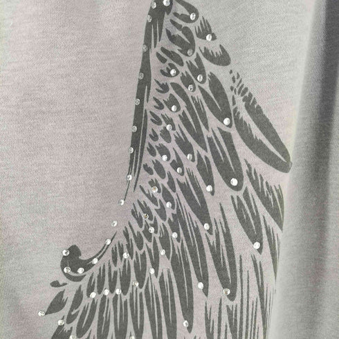 Seventh Sunset コットンポリ スタッズデザイン ワイド スウェットパンツ レディース XL
