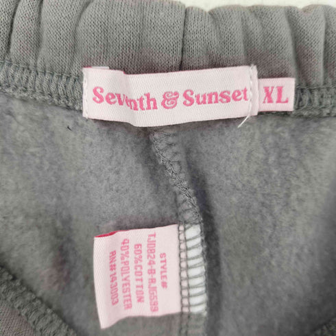 Seventh Sunset コットンポリ スタッズデザイン ワイド スウェットパンツ レディース XL