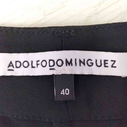 アドルフォドミンゲス ADOLFO DOMINGUEZ ウエストベルト付き ベイカーパンツ レディース 40