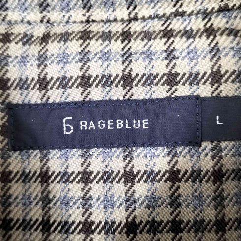 レイジブルー RAGEBLUE THERMOLITE チェック柄 ブルゾン ジャケット メンズ JPN:L