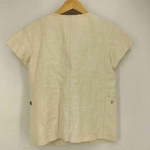 マックスマーラ MAX MARA ツイード メタルアイレット ジャケット レディース JPN:38
