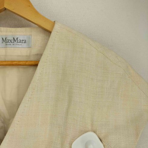マックスマーラ MAX MARA ツイード メタルアイレット ジャケット レディース JPN:38