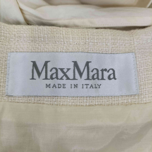 マックスマーラ MAX MARA ツイード メタルアイレット ジャケット レディース JPN:38