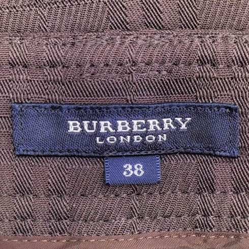 バーバリーロンドン BURBERRY LONDON チェック柄 センタープレス フレア スラックス レディース JPN:38