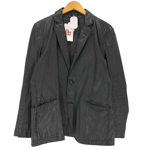 ユナイテッドアローズブルーレーベル UNITED ARROWS BLUE LABEL レザーテーラードジャケット メンズ S