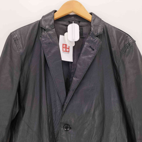 ユナイテッドアローズブルーレーベル UNITED ARROWS BLUE LABEL レザーテーラードジャケット メンズ S