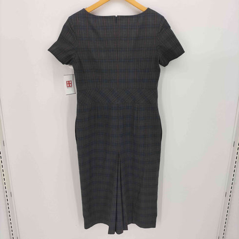 アクアスキュータム AQUASCUTUM スクエアネック チェック スカート レディース