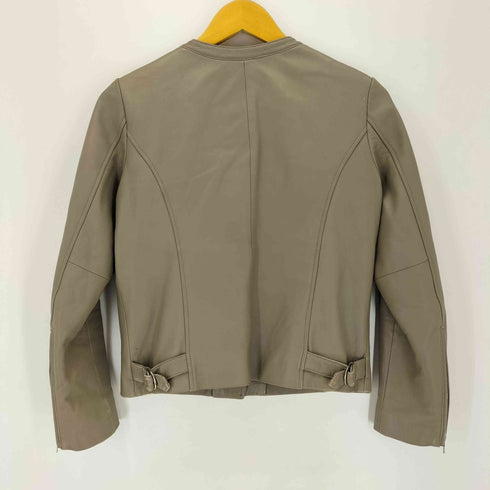ロッソ ROSSO URBAN RESEARCH ラムレザー ノーカラーライダースジャケット レディース FREE