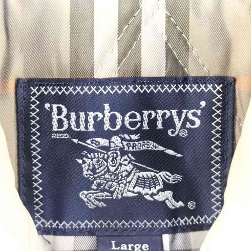 バーバリー BURBERRY 80-90s チェック ライナー付き 比翼 コート メンズ L