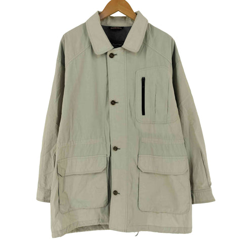 バーバリーロンドン BURBERRY LONDON 80-90s コットン ポリエステル 裏地メッシュ ジップアップ ジャケット メンズ L