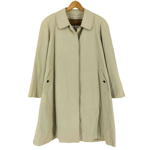 バーバリーロンドン BURBERRY LONDON 90s 白タグ ノバチェック ライナー付き Balmacaan Coat バルマカーンコート レディース 9AR