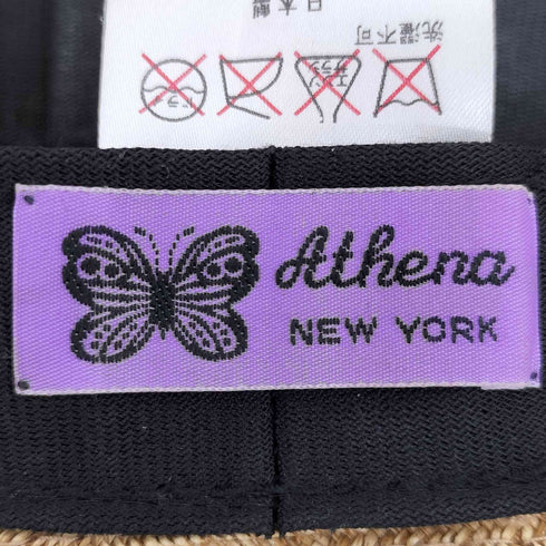 アシーナニューヨーク Athena New York べーパーコットン リボン ハット レディース