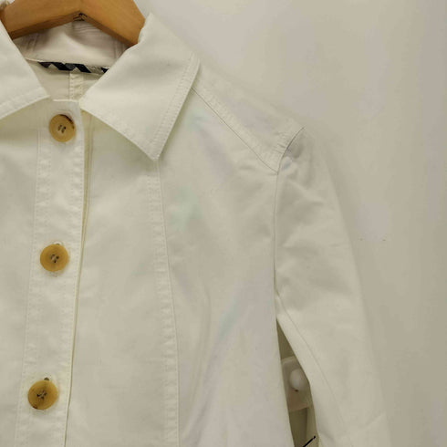 バーバリーロンドン BURBERRY LONDON 裏パイピングノバチェック シェイプデザインジャケット レディース 38