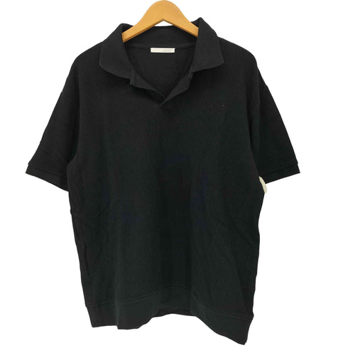 ザラ ZARA バーティカルテクスチャーポロシャツ メンズ import:L