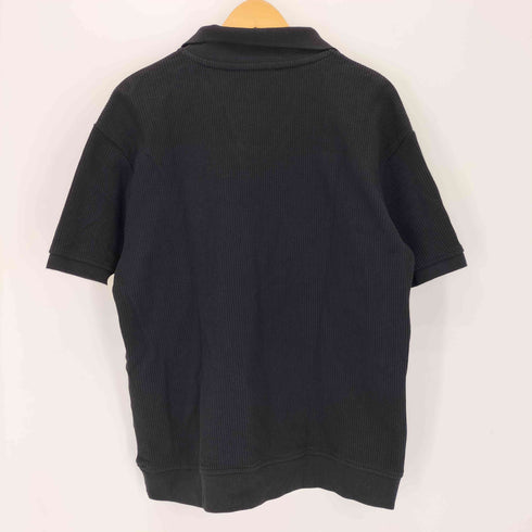 ザラ ZARA バーティカルテクスチャーポロシャツ メンズ import:L