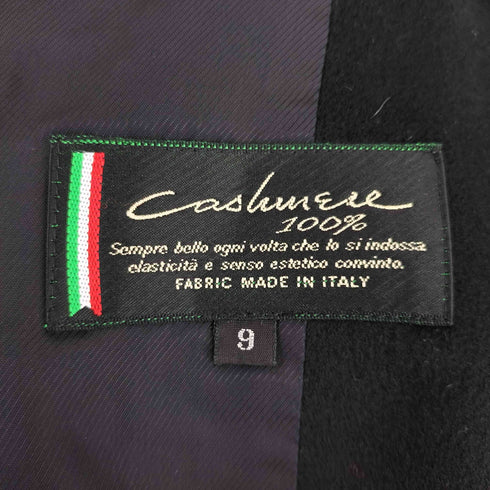 CASHMERE カシミヤ100% ステンカラーコート レディース