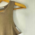 ザラ ZARA ダメージ加工 リブノースリーブワンピース レディース import:L