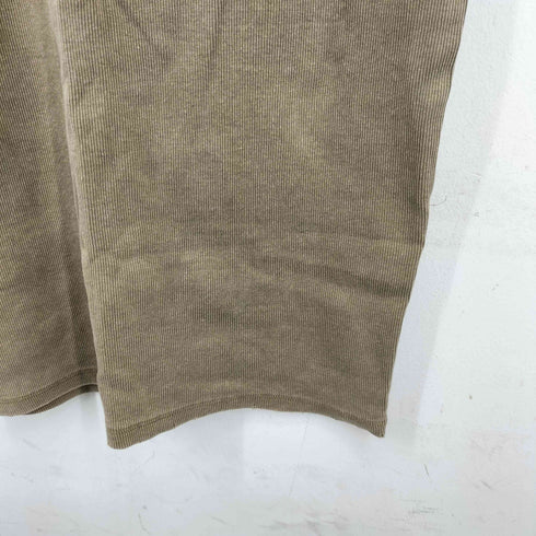 ザラ ZARA ダメージ加工 リブノースリーブワンピース レディース import:L