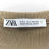 ザラ ZARA ダメージ加工 リブノースリーブワンピース レディース import:L