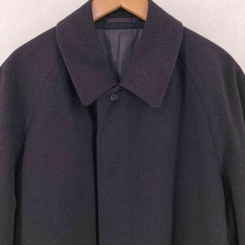 Loncooper cashmere カシミヤ 比翼 ステンカラー コート メンズ M