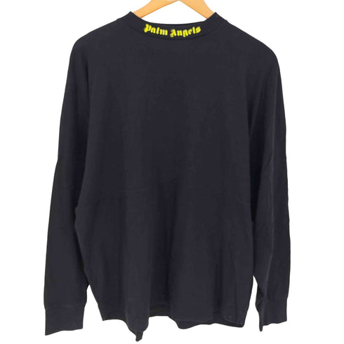 パームエンジェルス Palm Angels CLASSIC LOGO OVERSIZE LONG SLEEVE クラシック ロゴプリント オーバーサイズ ロングスリーブTシャツ メンズ import:M