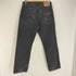リーバイス Levis 505 ボタン裏4355 ペイント ダメージ加工 ブラック ストレートデニムパンツ メンズ W34 L32