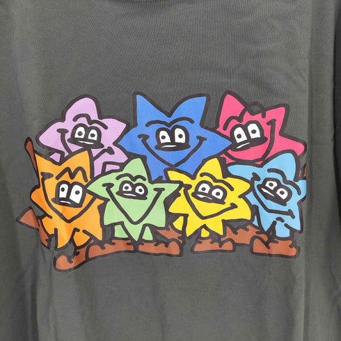 ODDGOOD オッドグッド アニメキャラプリント Tシャツ メンズ