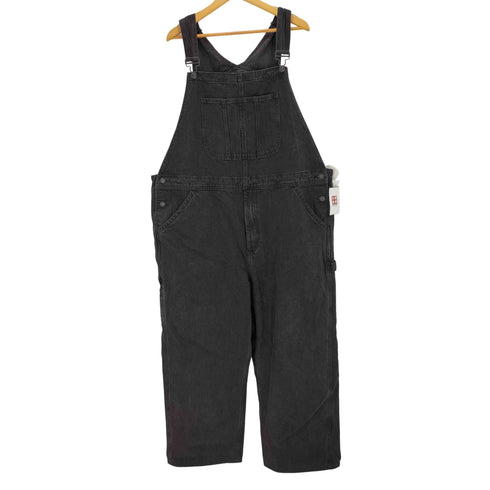 ギャップ Gap ブラックデニム オーバーオール メンズ XL