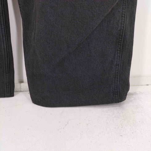 ギャップ Gap ブラックデニム オーバーオール メンズ XL