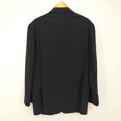 ワイズフォーメン Ys for men 03SS ウール ストライプ 3B テーラード ジャケット 2タック スラックス スーツ セットアップ メンズ M
