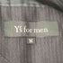 ワイズフォーメン Ys for men 03SS ウール ストライプ 3B テーラード ジャケット 2タック スラックス スーツ セットアップ メンズ M