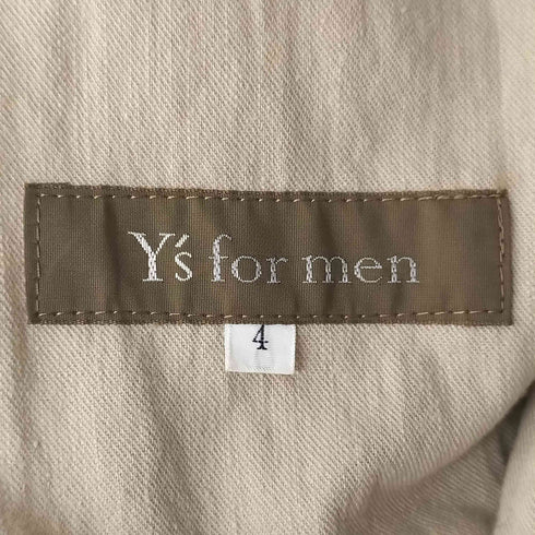 ワイズフォーメン Ys for men 2000AW コットン ツイル シャツ ジャケット メンズ JPN:4