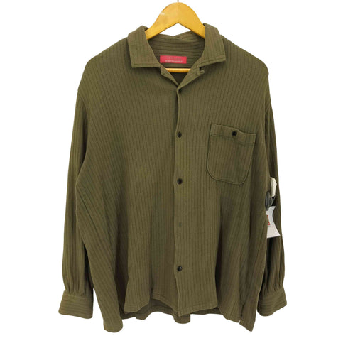 ワイズフォーメン Ys for men 99SS リブニット オープンカラー シャツ メンズ