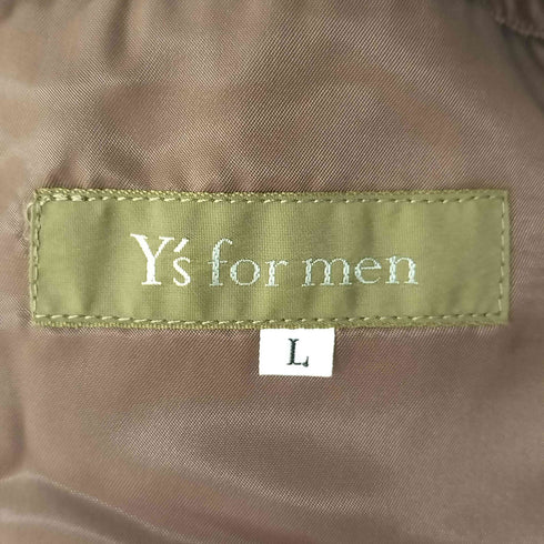 ワイズフォーメン Ys for men 05SS ウール ツイード ハンティング ジャケット メンズ JPN:L