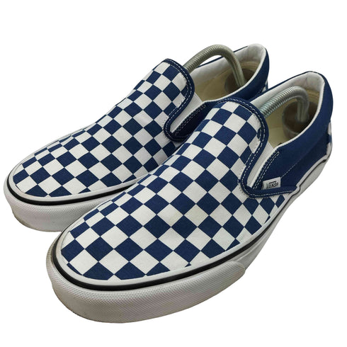 バンズ VANS CLASSIC SLIP-ON CHECKERBOARD DEEP INDIGO メンズ JPN:28