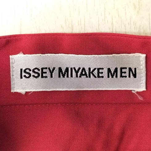 イッセイミヤケメン ISSEY MIYAKE MEN 95AW 銀タグ C/R シャツ コットン レーヨン バンドカラー シャツ デッドストック メンズ JPN:M