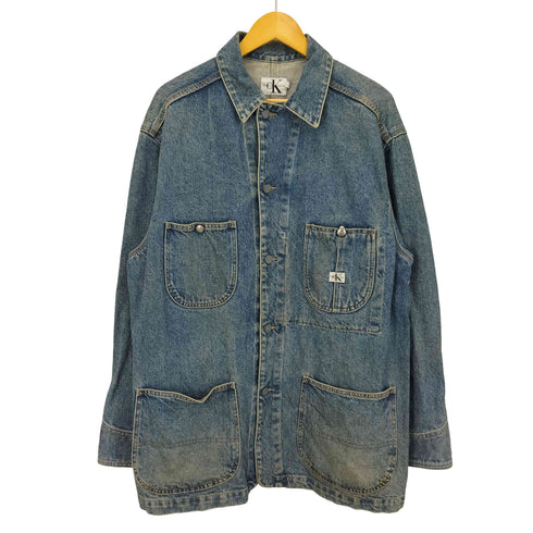 カルバンクラインジーンズ Calvin Klein Jeans 90-00S デニム カバーオール メンズ import:L