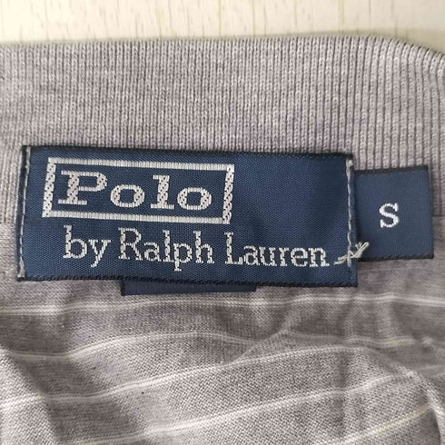 ポロバイラルフローレン Polo by RALPH LAUREN ポニー 刺繍 ボーダー ポロシャツ メンズ import:S