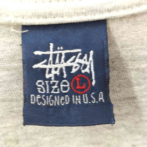 ステューシー Stussy 90S old 紺タグ バックプリント 半袖 Tシャツ メンズ JPN:L