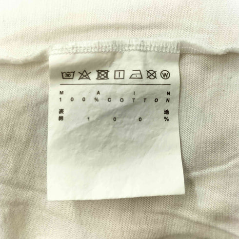 アンリアレイジ ANREALAGE GOD IS IN THE DETAILS. ロゴ刺繍 半袖 Tシャツ メンズ