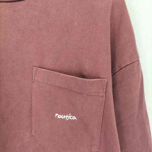 ノーティカ NAUTICA TOO HEAVY ポケット付長袖Tシャツ メンズ JPN:L