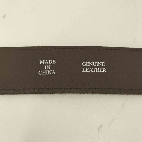 GENUINE LEATHER デザインレザーベルト メンズ
